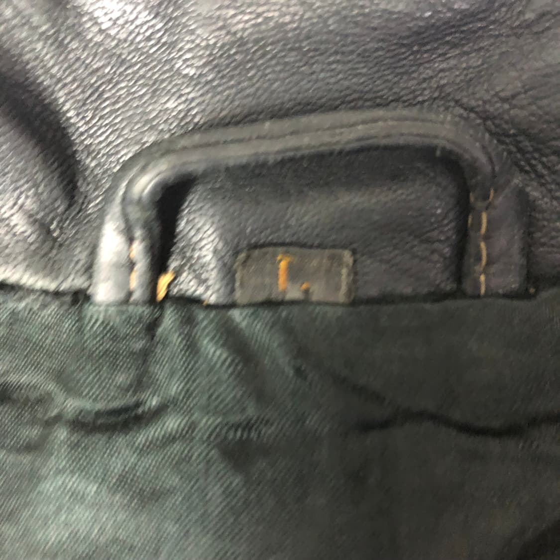 이태리 리얼 레더 트러커 자켓  상품이미지7