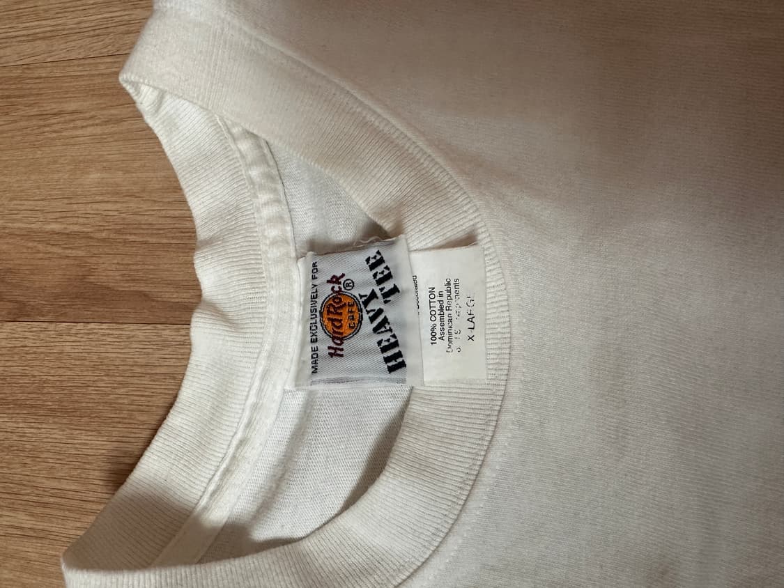 하드락 반팔(화이트/레드 , XL) 상품이미지2