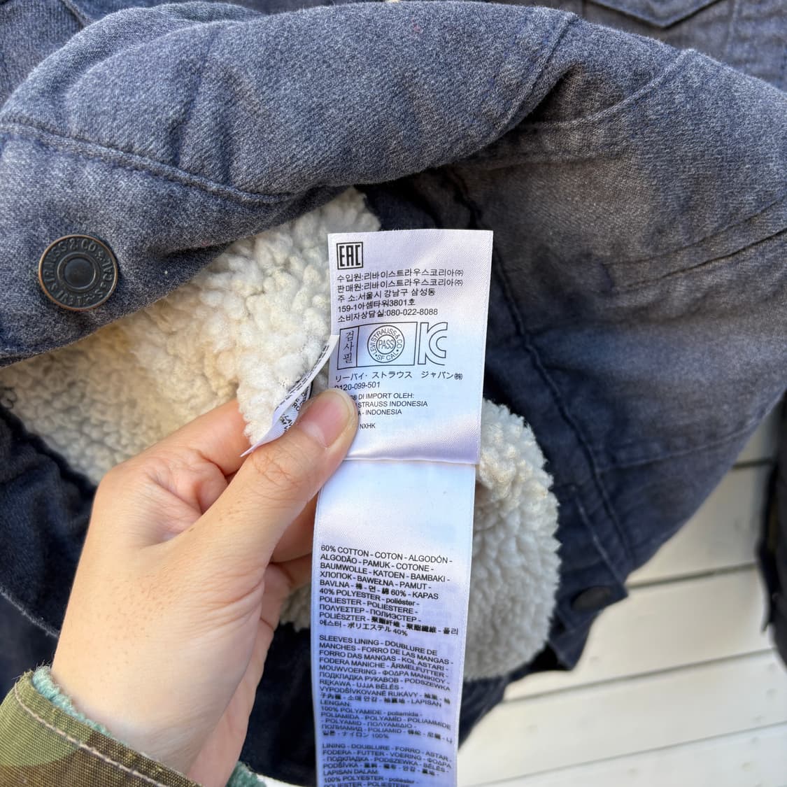 Levi’s 리바이스 코듀로이 쉐르파 자켓 상품이미지5