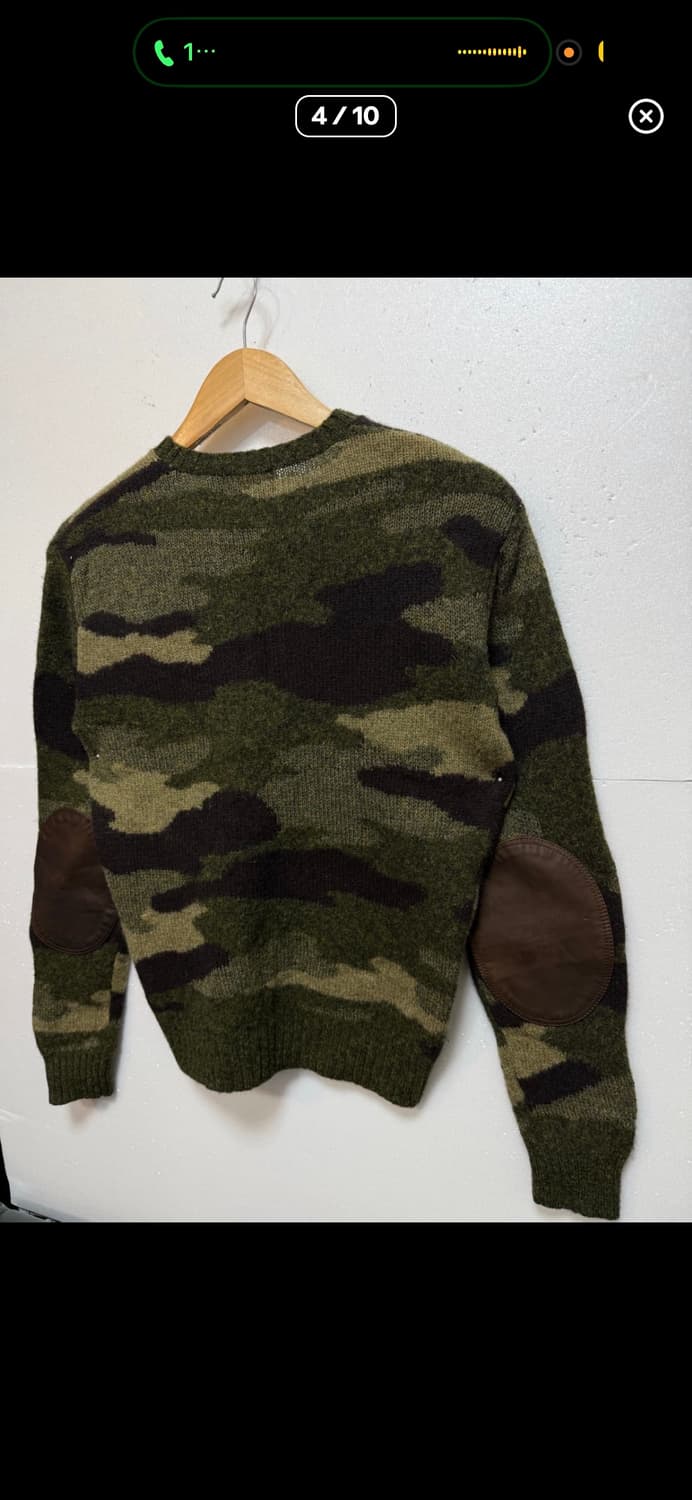 폴로 랄프로렌 엘보패치 카모플라쥬 울 니트 XS 상품이미지2