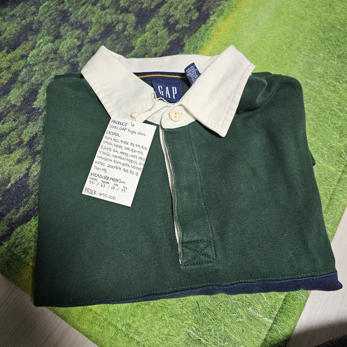 [L] 올드 gap 갭 럭비 셔츠 상품이미지2