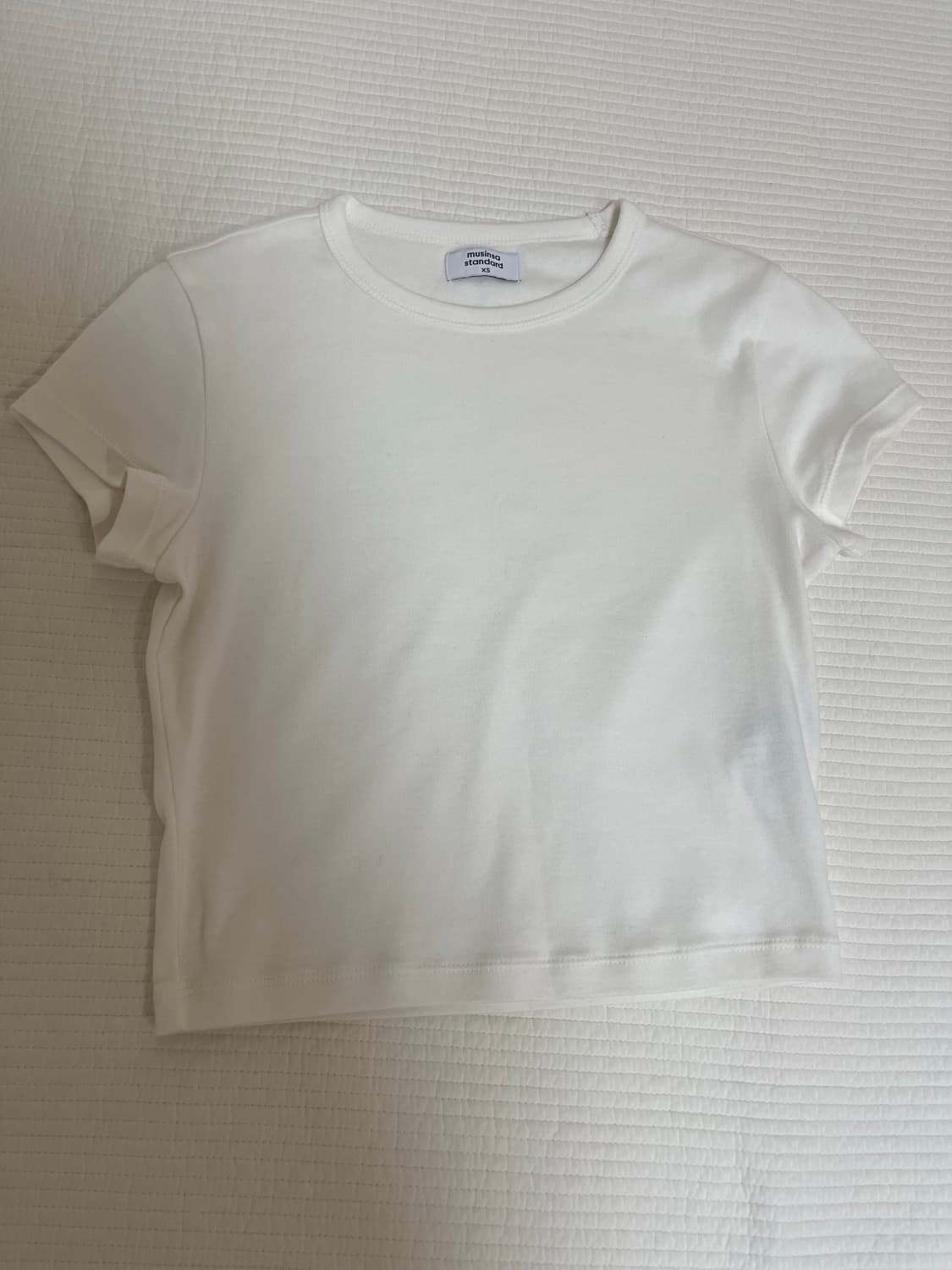 무신사 스탠다드 크롭 티셔츠 XS 상품이미지4