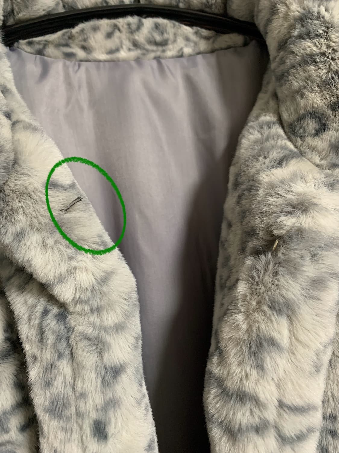 레오파드 인조 퍼 자켓 상품이미지7