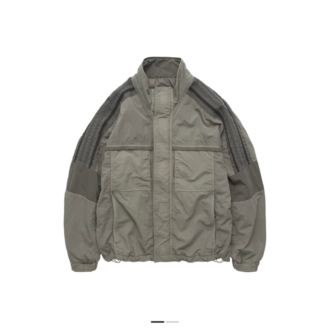 [3] 폴리테루 올드스쿨 트랙파카 1.2 카키그레이 상품이미지1