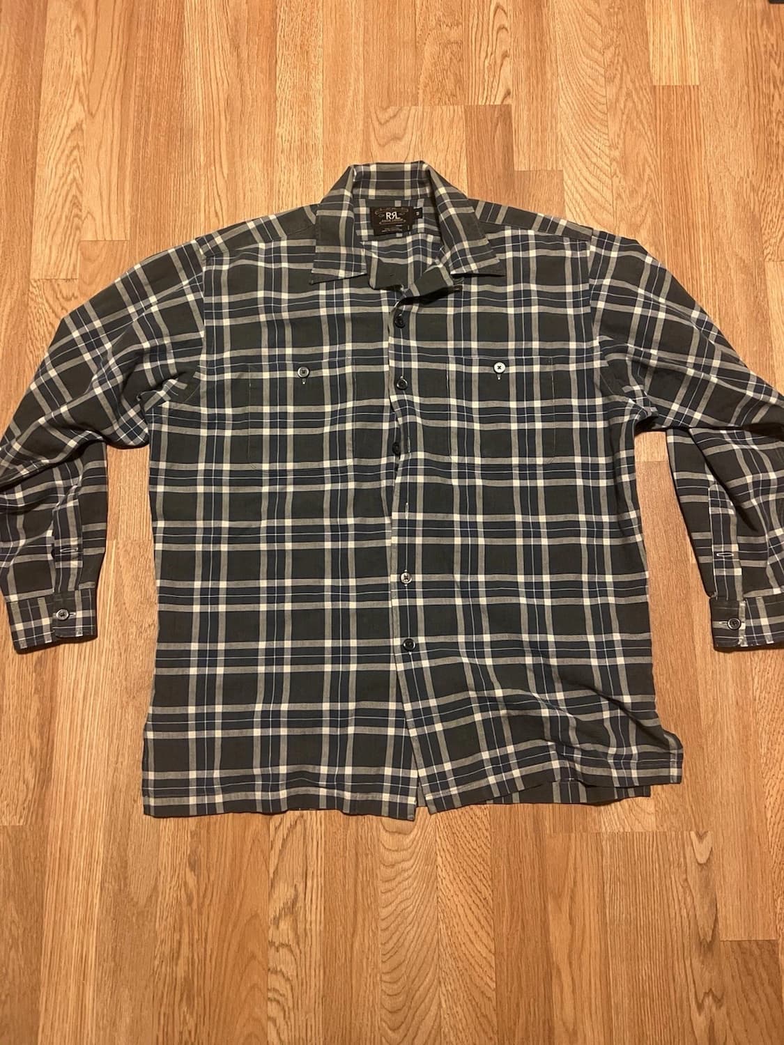 RRL 더블알엘 플레이드 트윌 워크셔츠 상품이미지1