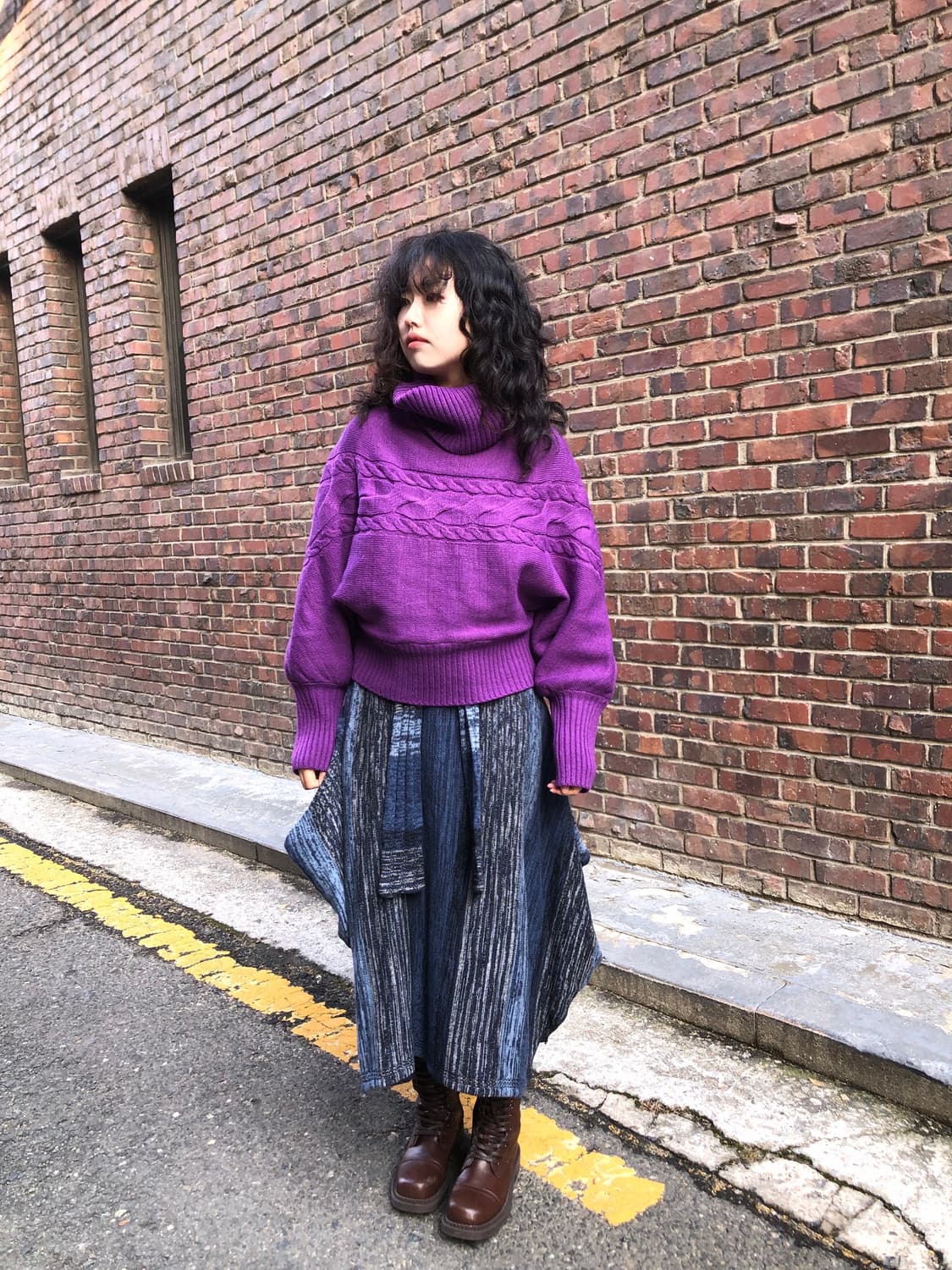 brushed skirt 상품이미지3