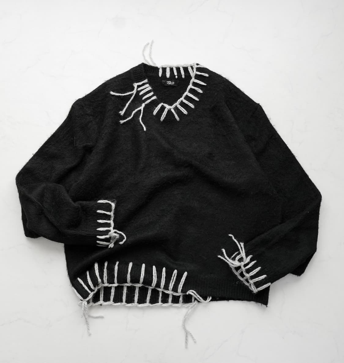 TΣist Hand Stitch Brushed Knit Sweater 상품이미지1