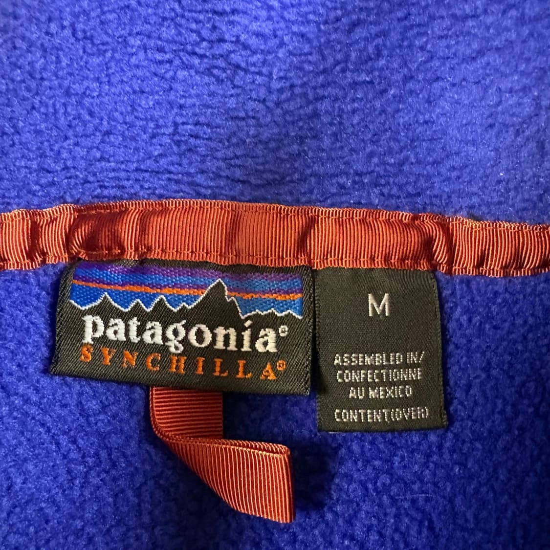 90s 멕시코 파타고니아 신칠라 스냅-T 블루 상품이미지3