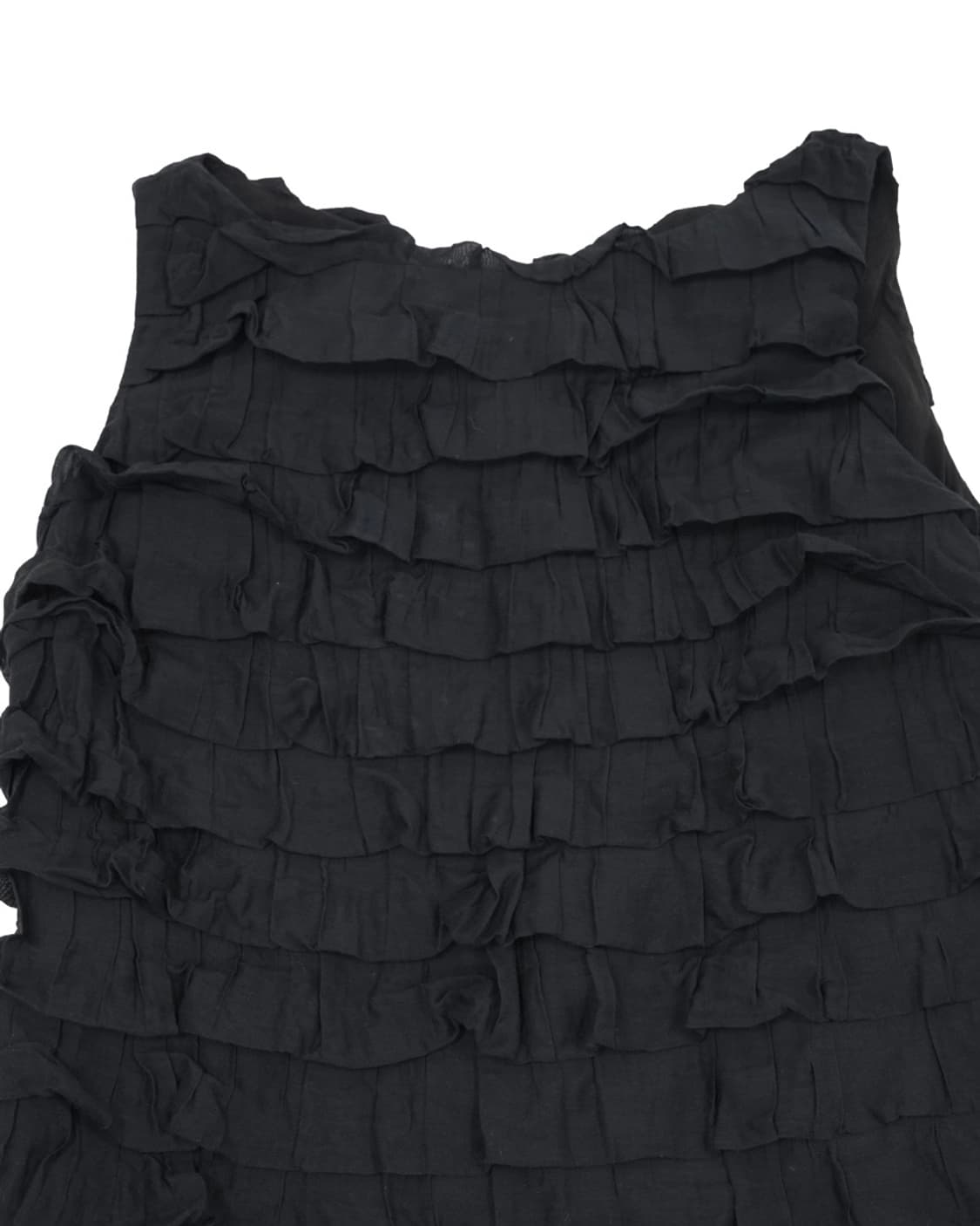 블랙 러플 드레스 Black ruffle dress 상품이미지9