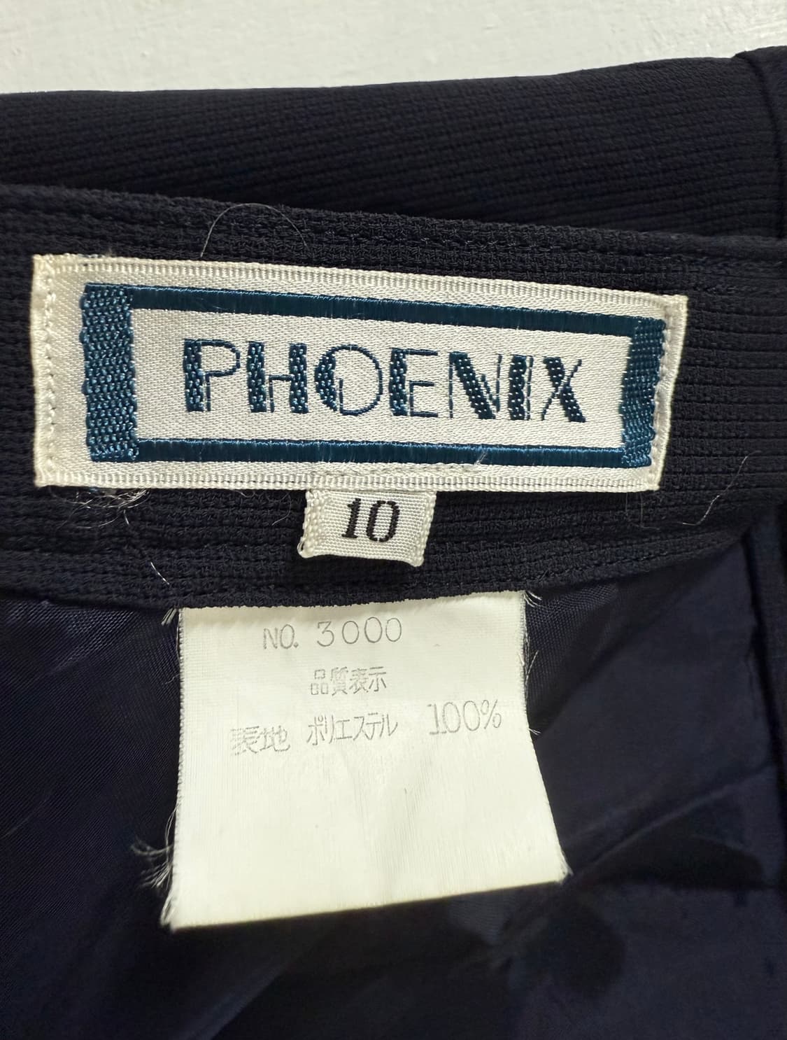 네이비 포켓 미디 스커트 상품이미지5