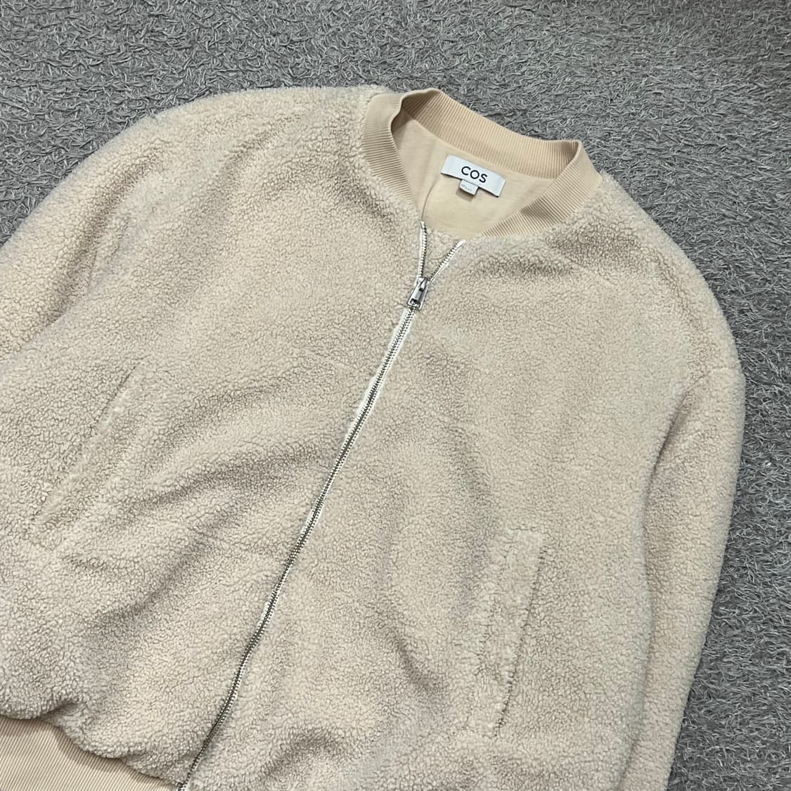 [우먼100] Cos 양털 블루종 상품이미지1