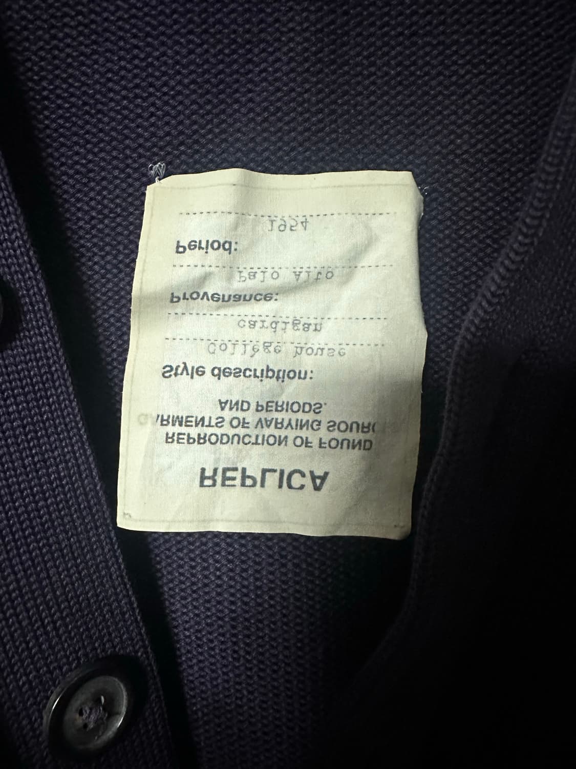 마르지엘라 레플리카 컬렉션 와플 퍼플 니트 L 상품이미지2