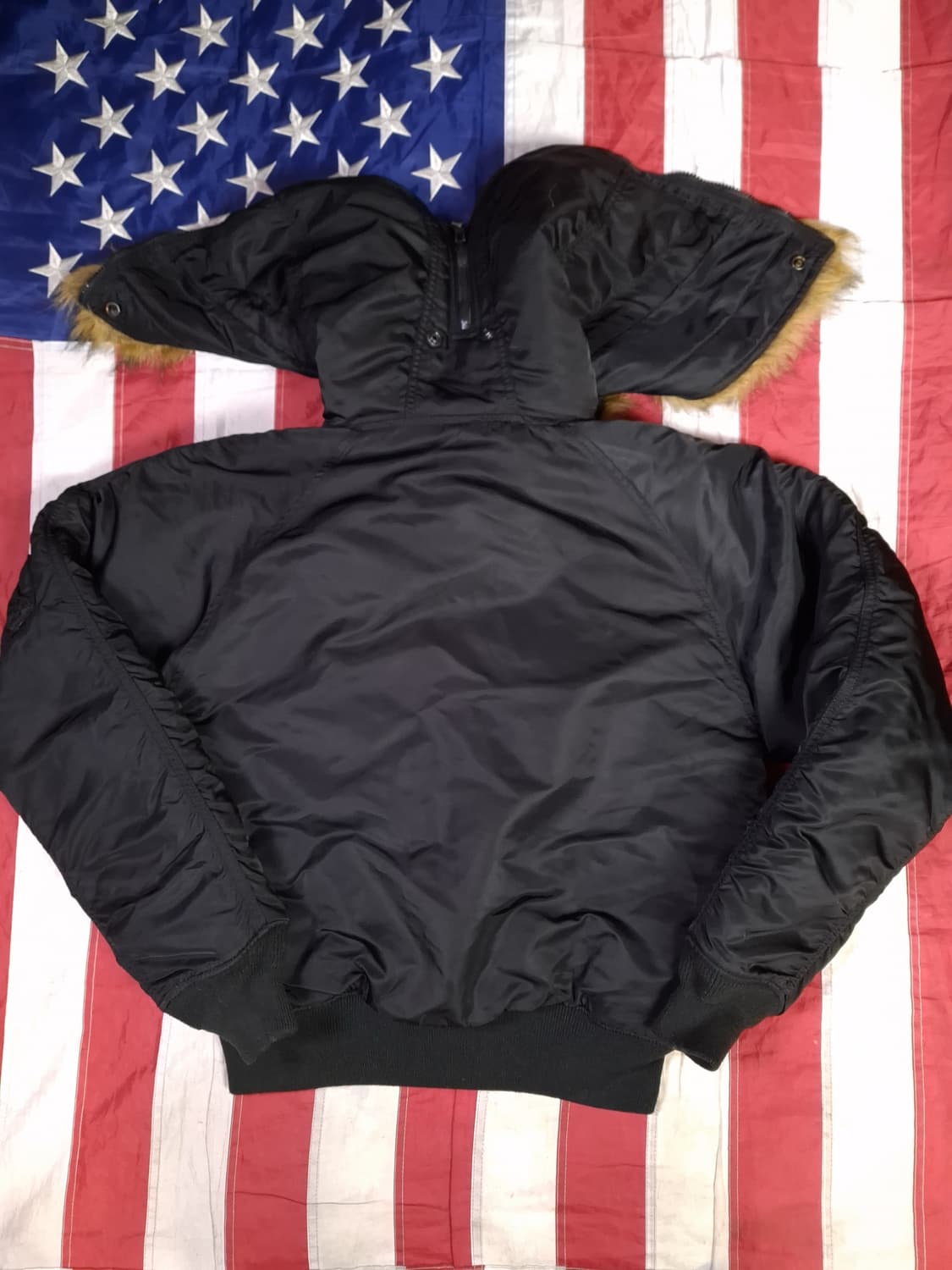 오리지날 민수용 알파사 블랙 N-2B 자켓 상품이미지7