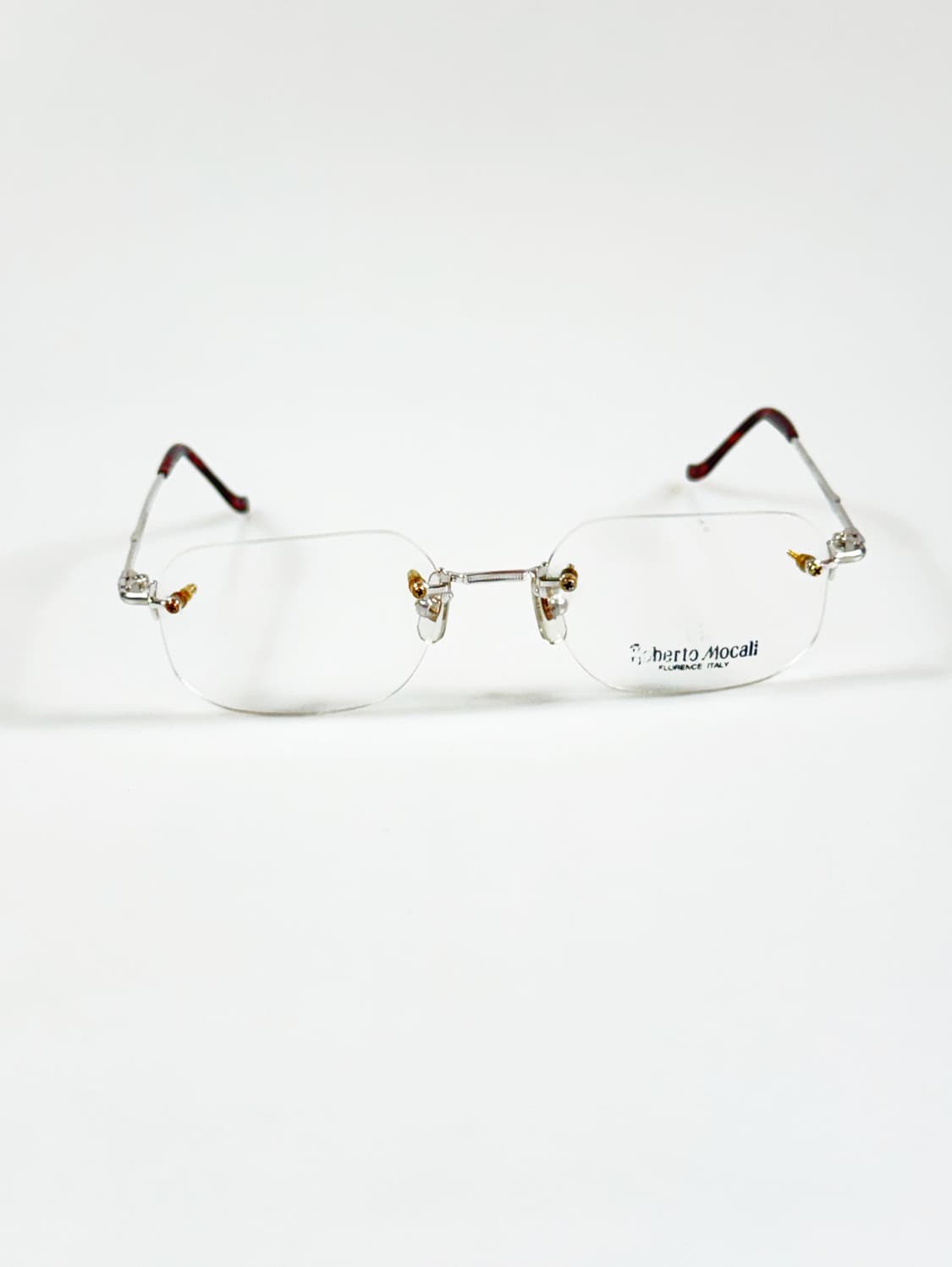 ROBERTO MOCALI 무테 스퀘어 티타늄 빈티지 안경 상품이미지2