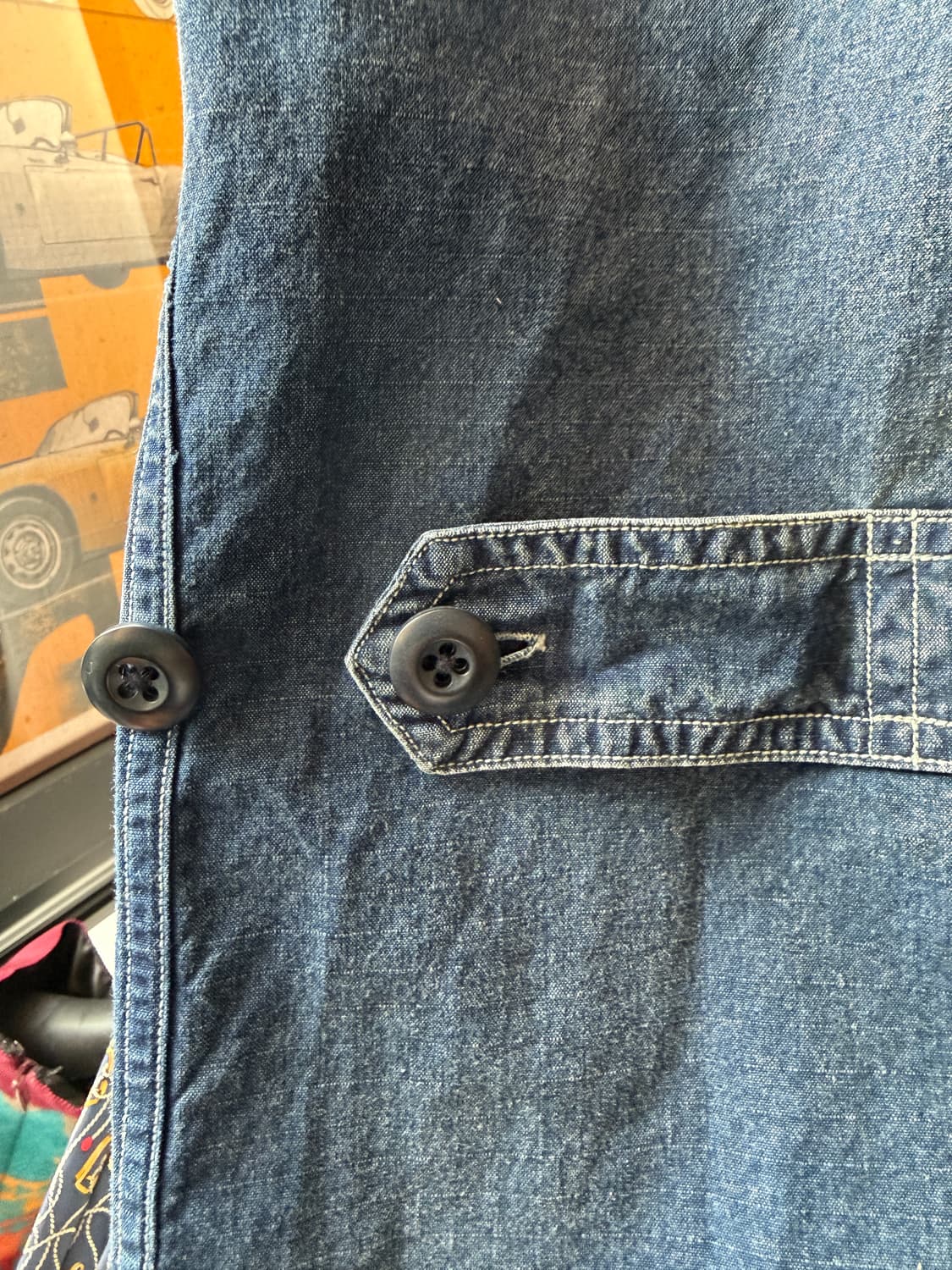 폴로랄프로렌 인디고 데님 정글퍼티그 자켓 L 상품이미지6