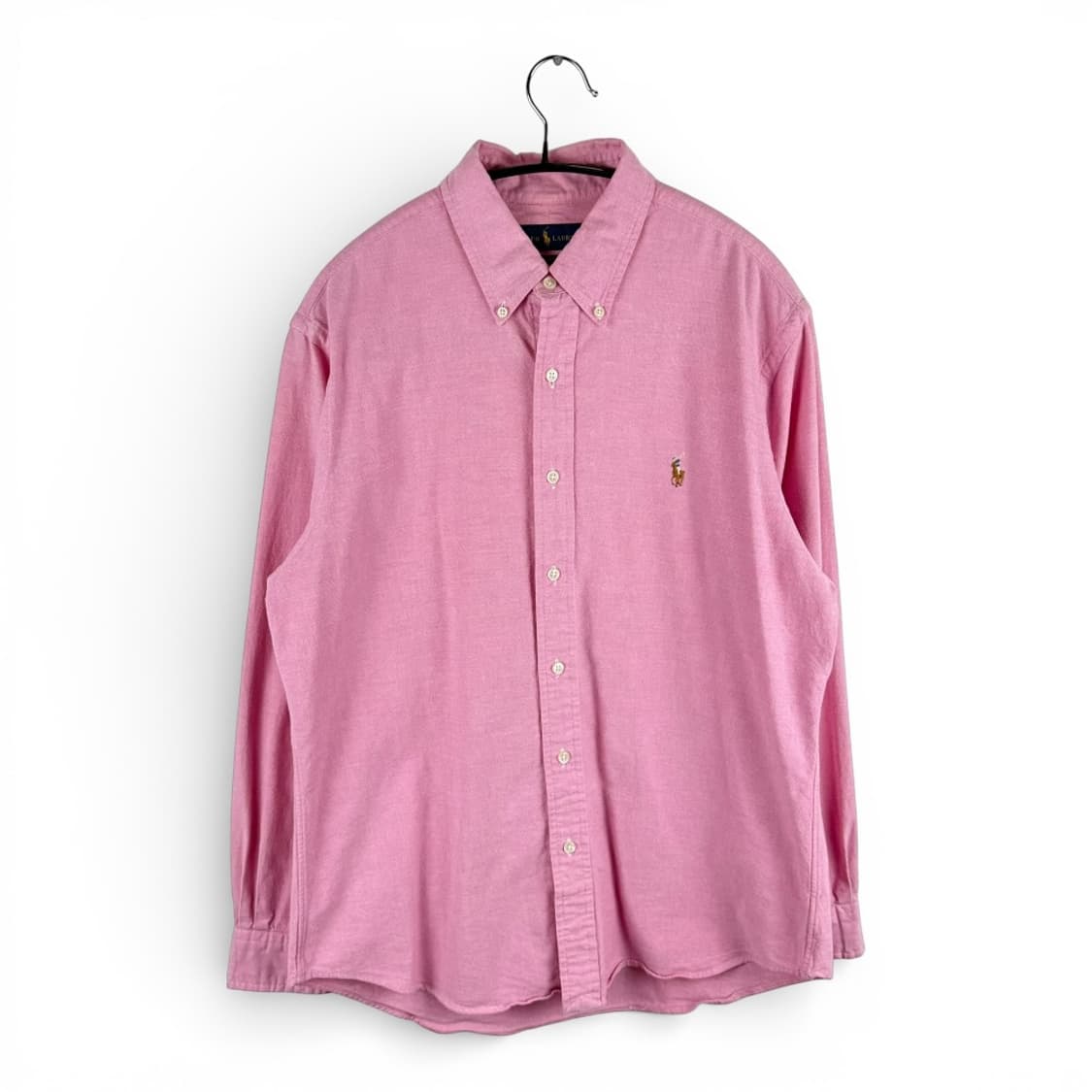 L) 랄프로렌 슬림핏 옥스포드 셔츠 핑크 상품이미지1