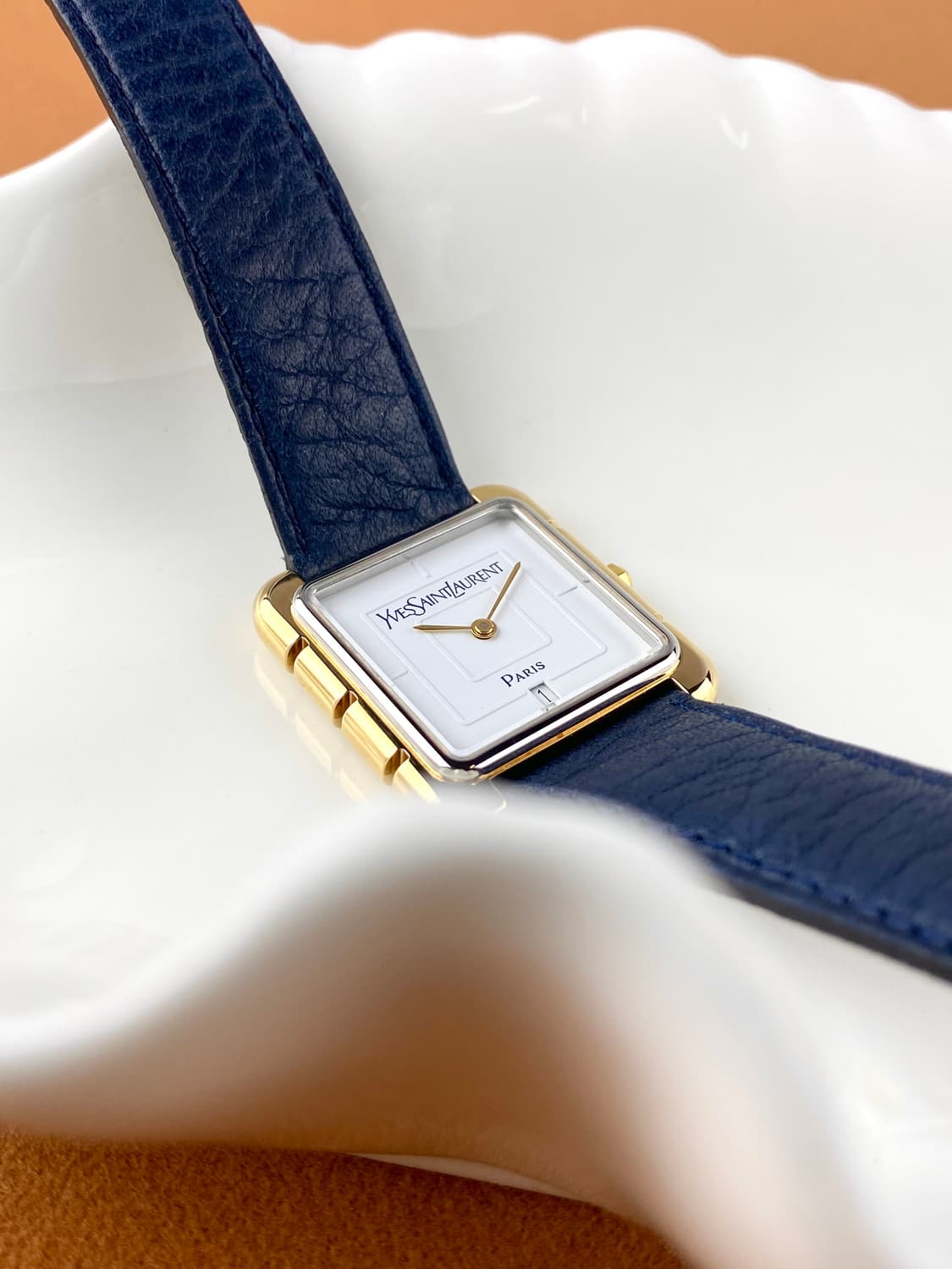 YSL gold square date watch UNISEX 상품이미지2