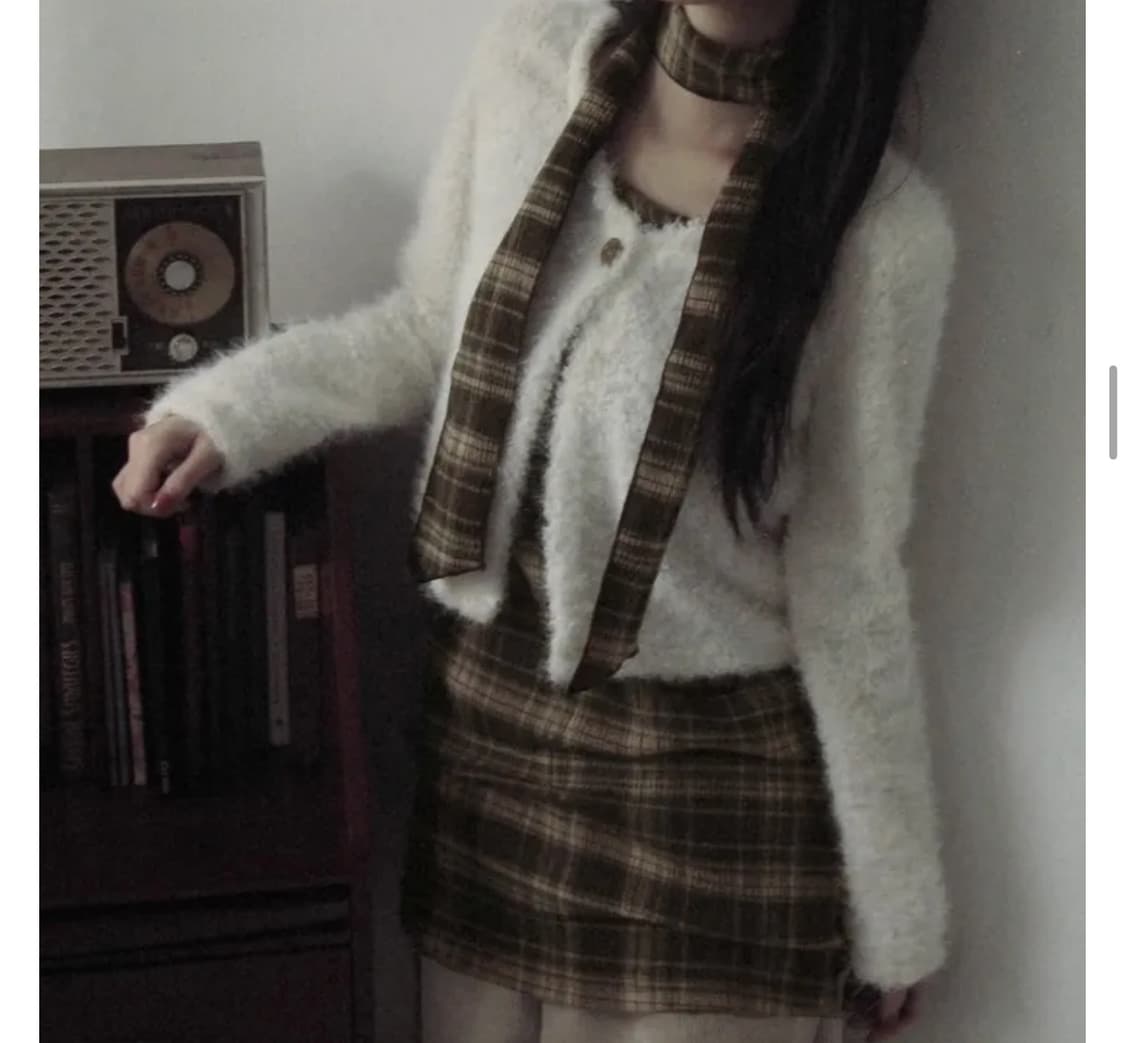 언버티 퍼 가디건 상품이미지1