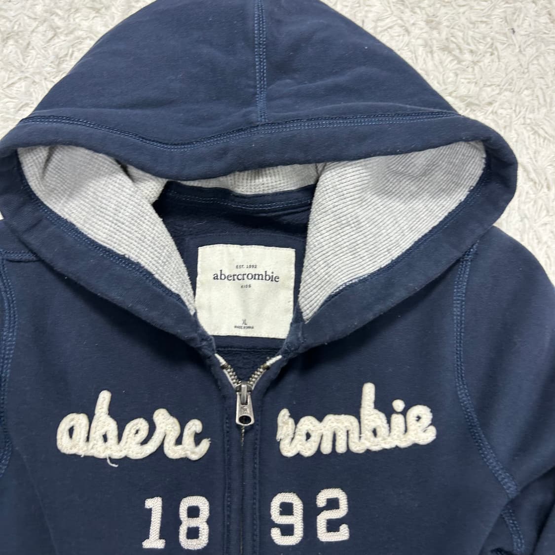 Abercrombie Navy Zip Hoodie 상품이미지6