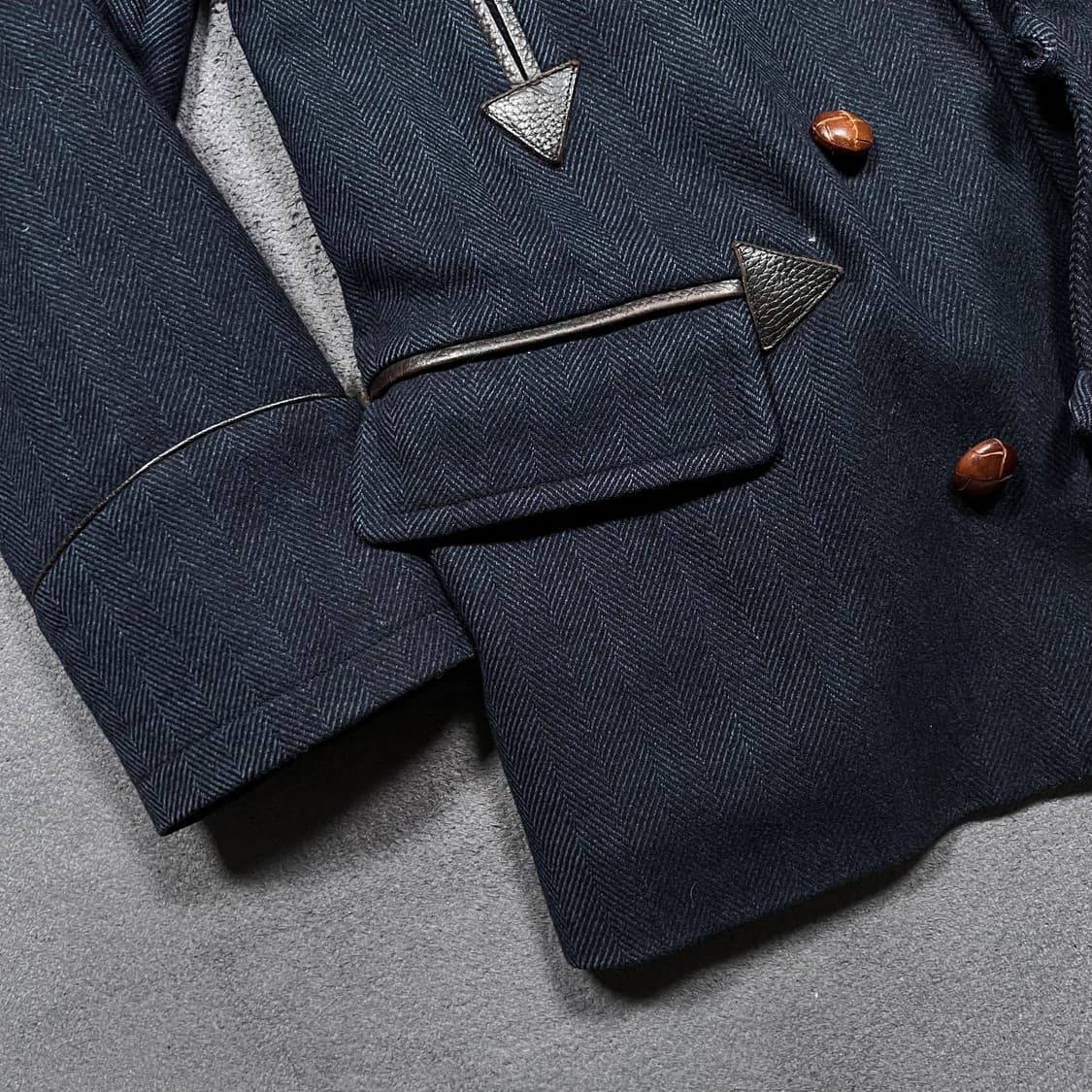 A.P.C. 아페쎄 헤링본 울 하프코트 자켓 상품이미지4