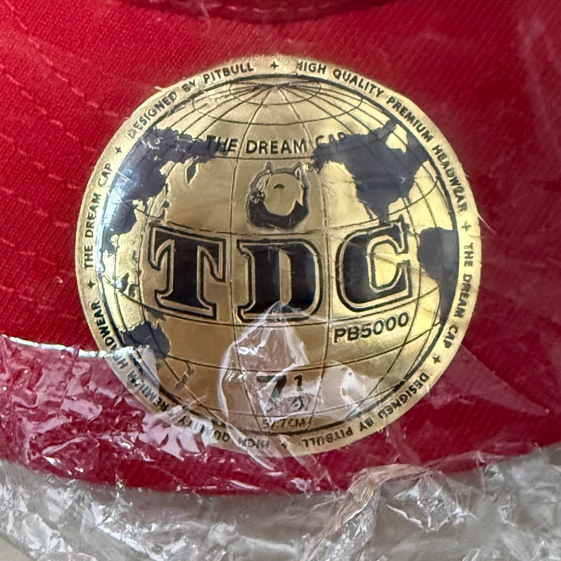 [ 7 1/4 ] YVL x Opium 플레이보이 카티 스냅백 모자 레드 상품이미지2