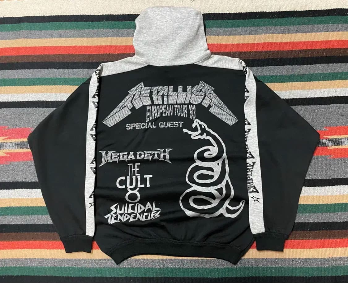 메탈리카 90s 스웻 밴드티 상품이미지3