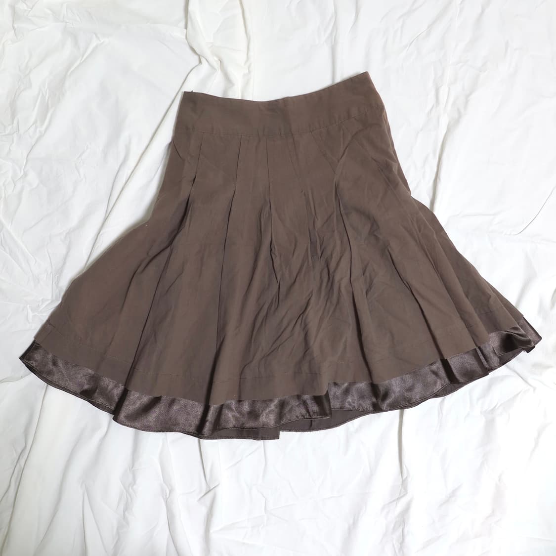 Vintage 로우라이즈 미디 스커트 상품이미지2