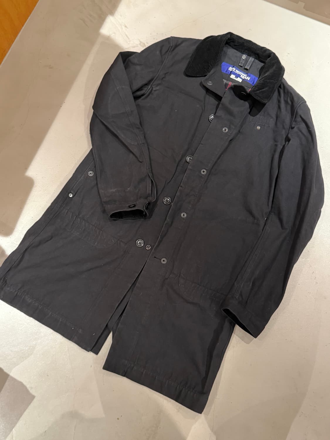 꼼데가르송 준야 와타나베 맨 블랙 코트 L 상품이미지3