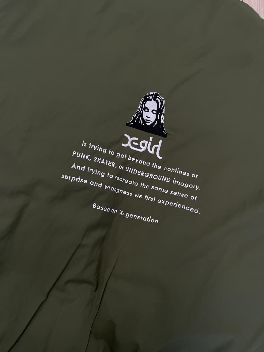 x-girl 리버시블 후드 숏패딩 상품이미지8