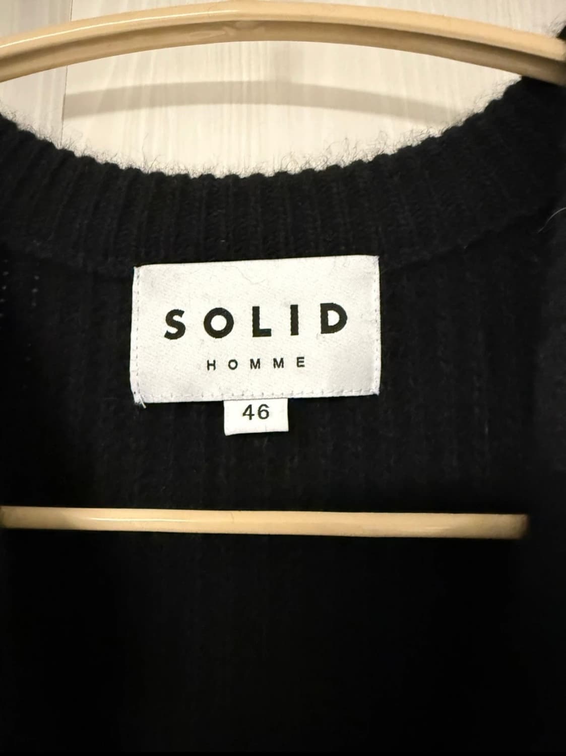 솔리드옴므 집업 니트 가디건 46(95) 상품이미지2