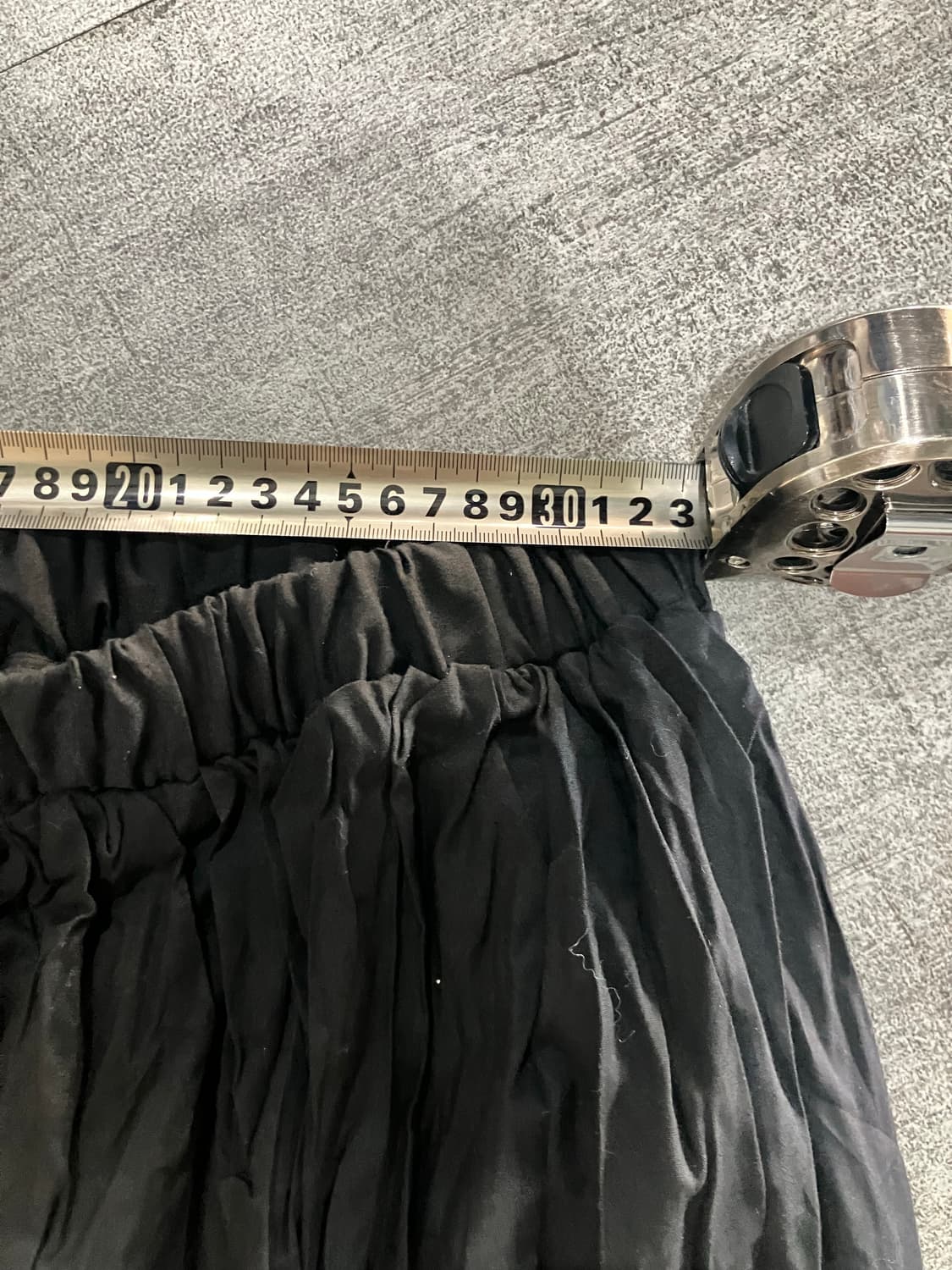 일본빈티지 하구미모리걸 달천깔페어리 플리츠주름 롱스커트 블랙 상품이미지2
