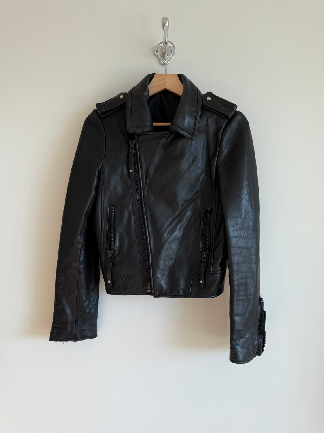 Pre owned 라이더 레더 자켓 상품이미지2