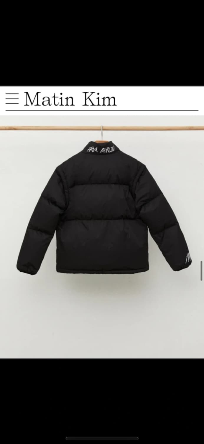 마뗑킴 더뮤지엄비지터 콜라보 베를린 패딩 s 상품이미지3