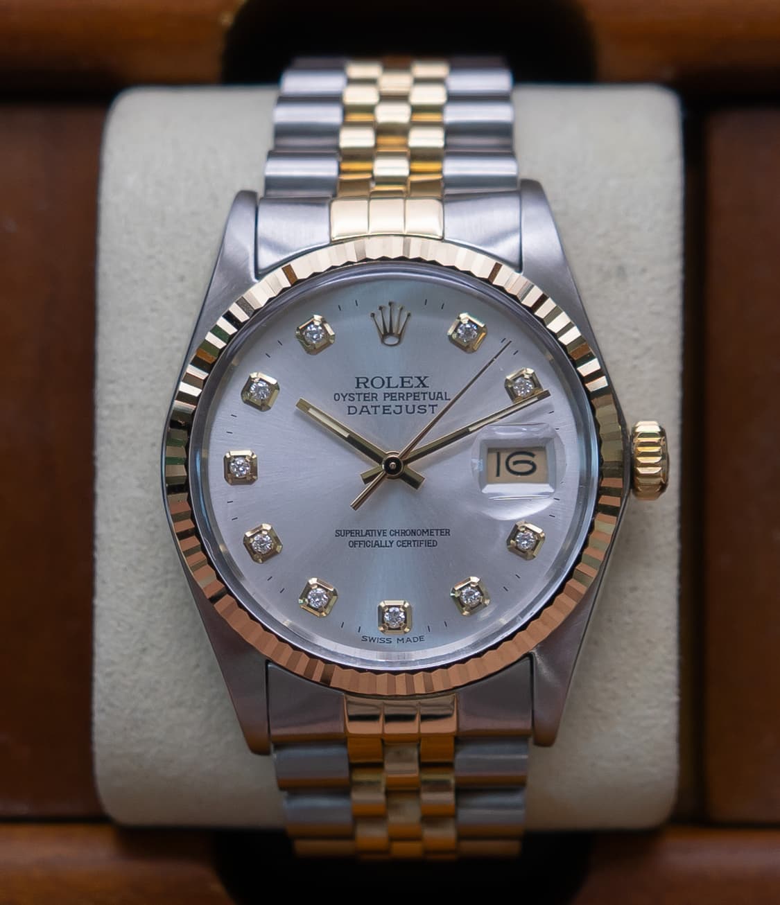 롤렉스 데이저스트 16013 실버 텐포인트 다이아 시계 상품이미지1