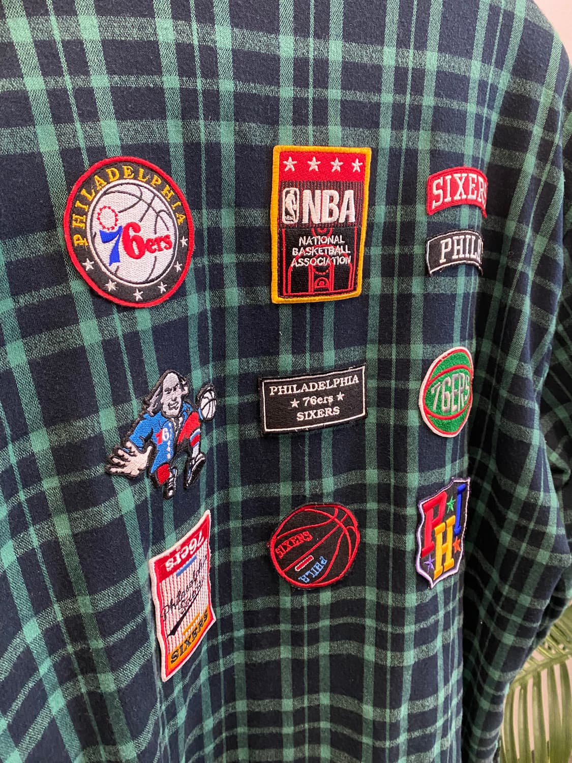 [L]NBA 체크셔츠 자켓 상품이미지5