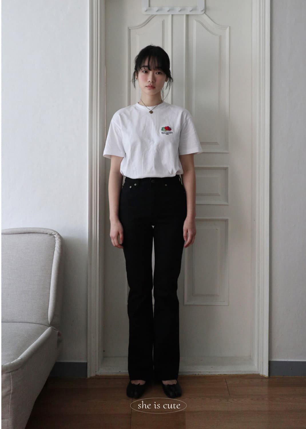 쉬이즈큐트 안나블랙진 2사이즈 새상품 상품이미지1