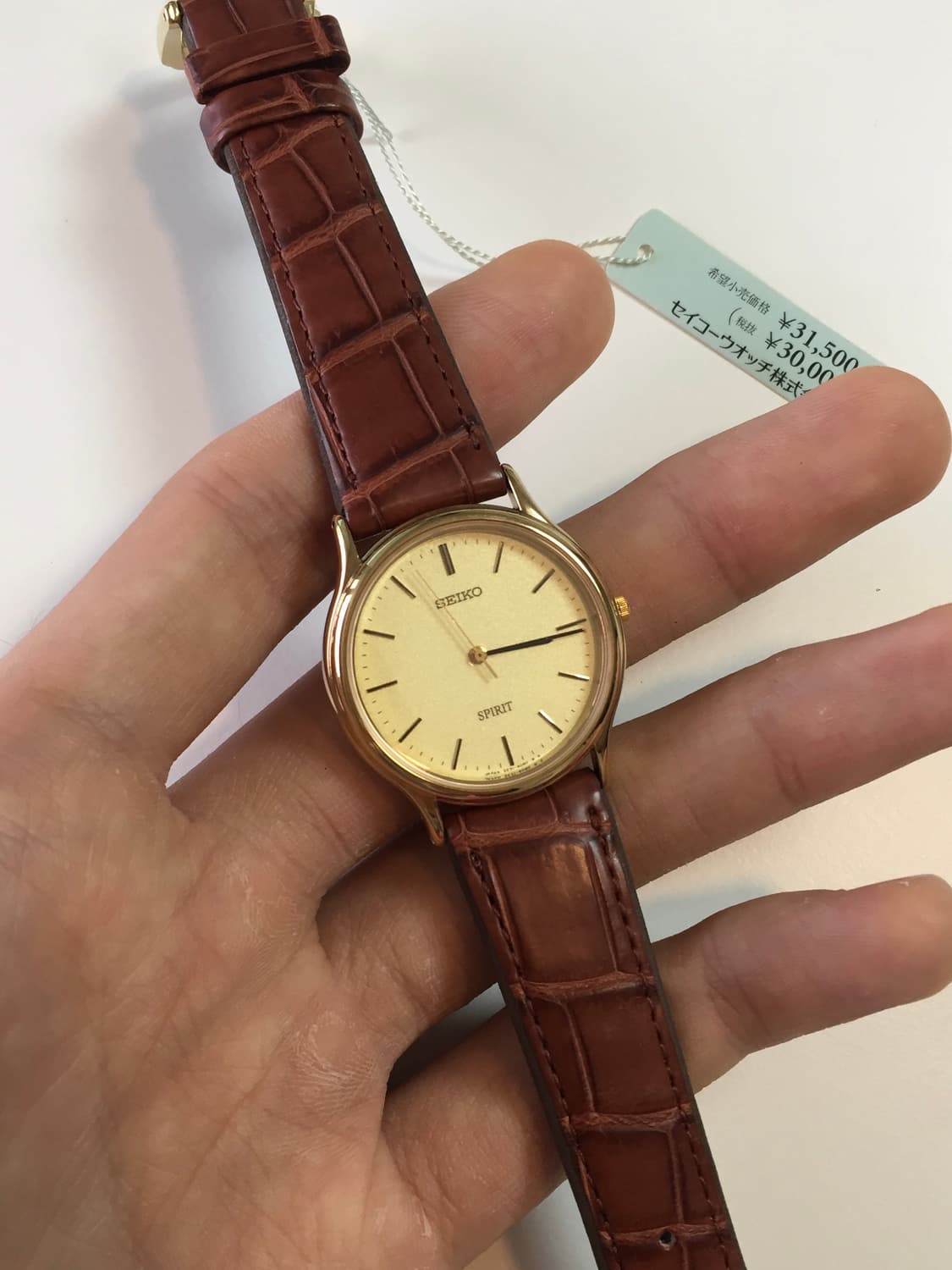 새상품 90s seiko spirit quartz gold 상품이미지6