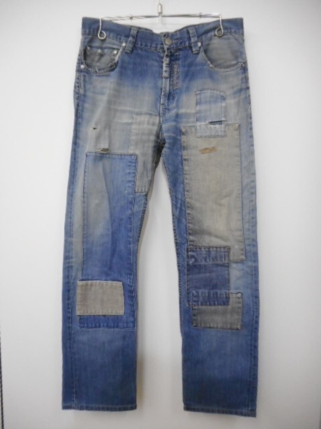 90s kenzo homme patchwork denim 상품이미지1
