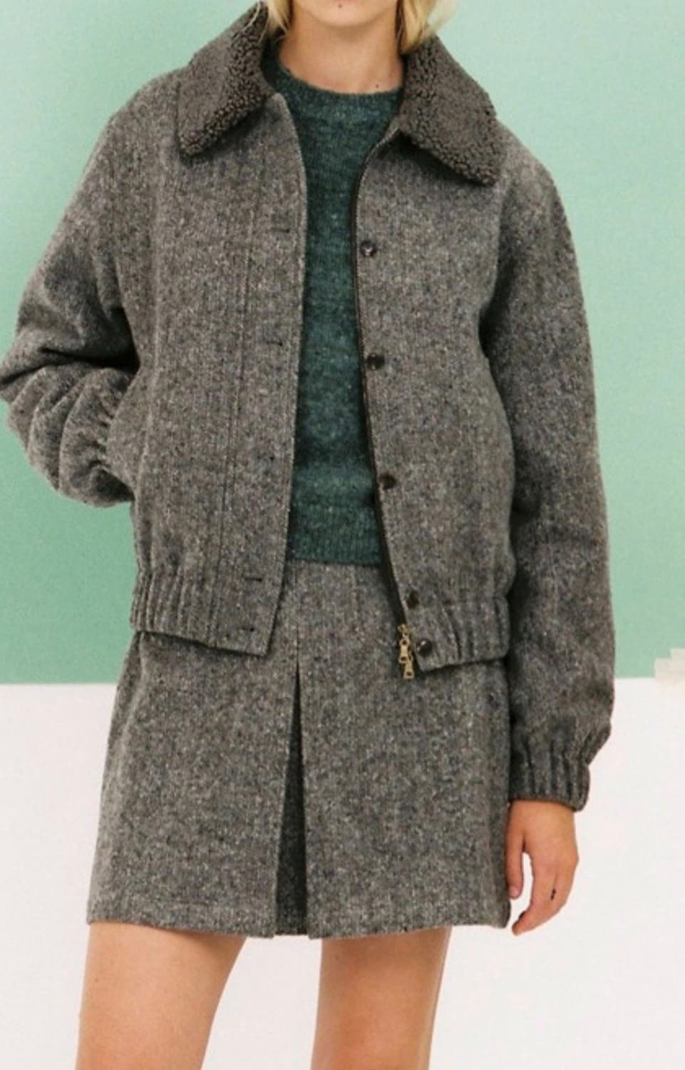 Jun by jun K 준바이준케이 헤링본자켓 상품이미지1