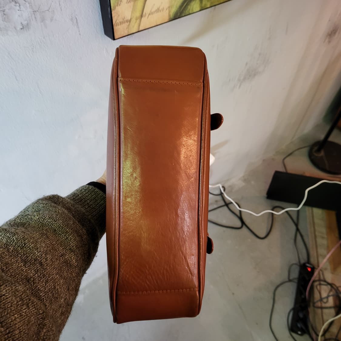 NICOLE 레더 크로스백 상품이미지9