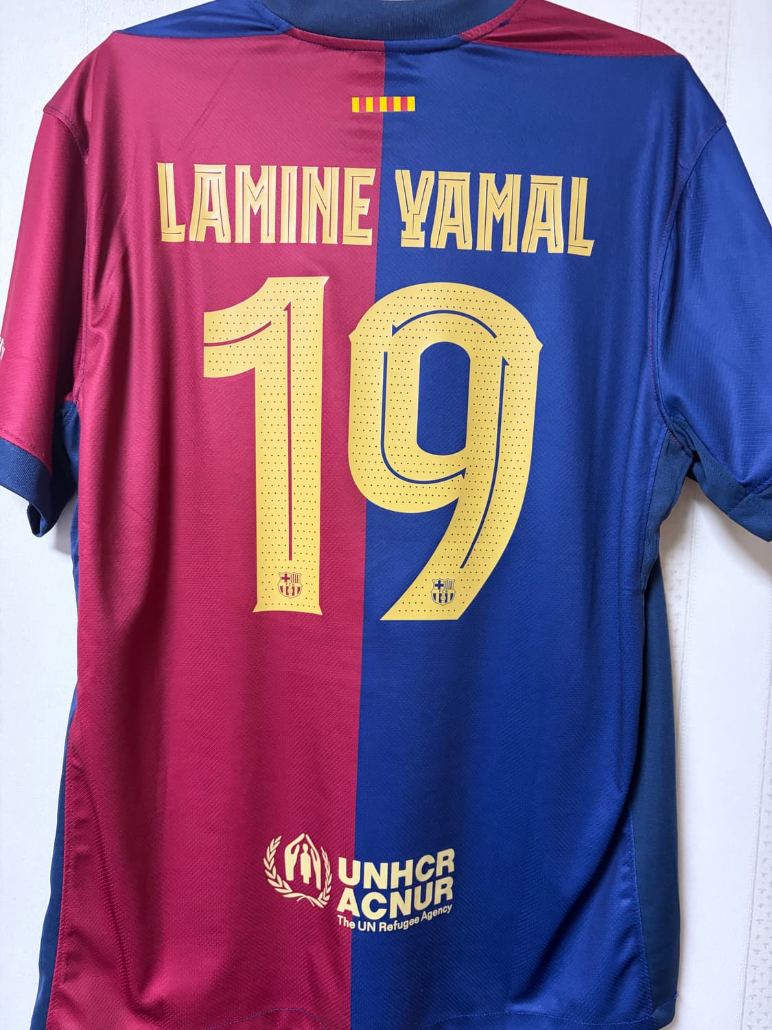24-25 바르셀로나 유니폼 라민야말 챔스패치 마킹 상품이미지2