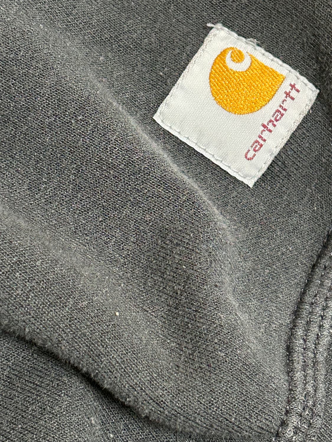 칼하트 오리지널핏 블랙 스웻셔츠 상품이미지4