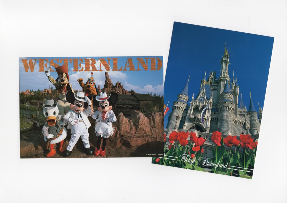 90년대 도쿄디즈니랜드 포스트카드 전 21종 - 1  상품이미지2