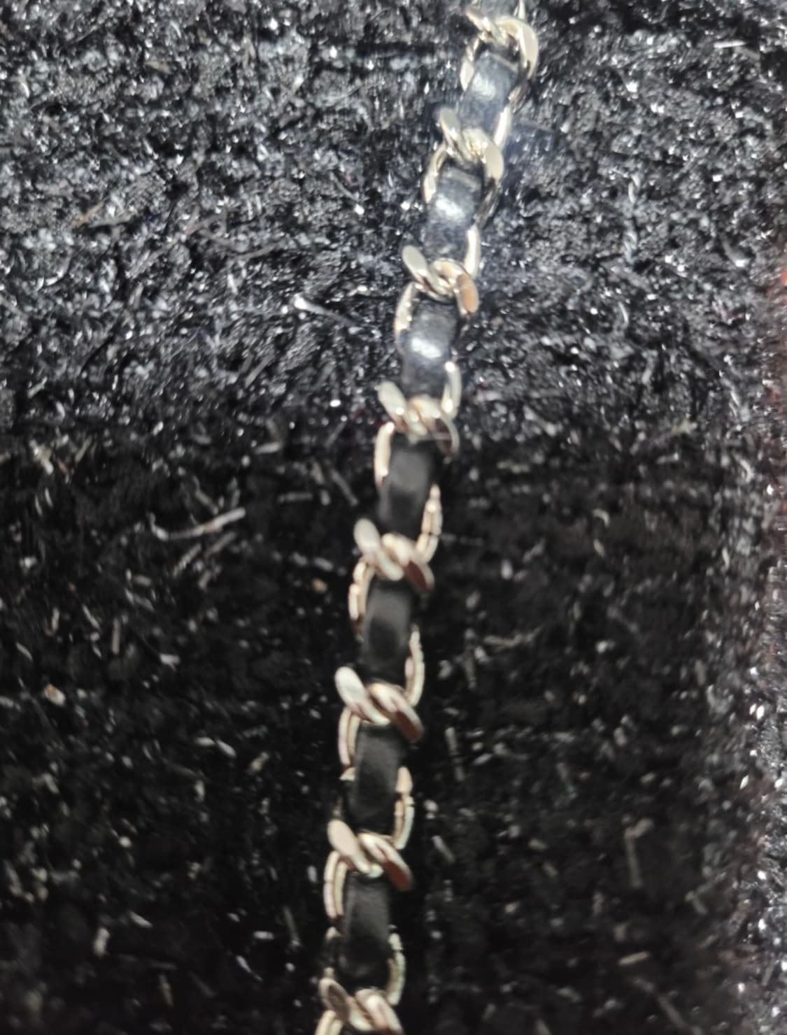 샤넬 17S 로봇 트위드 쇼퍼백 │ 희소 로봇백 블랙 상품이미지6