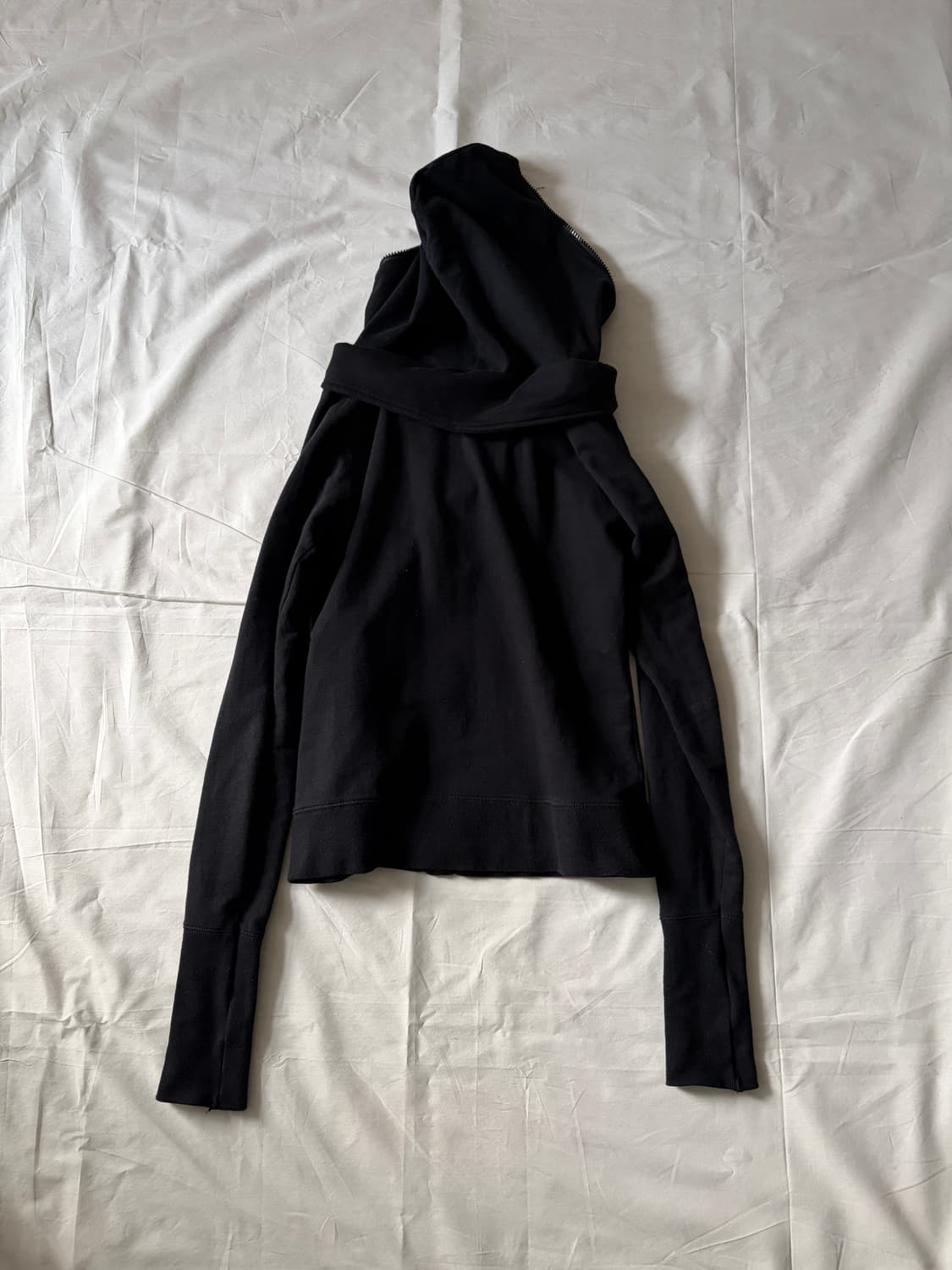 black high neck hoodie 상품이미지4