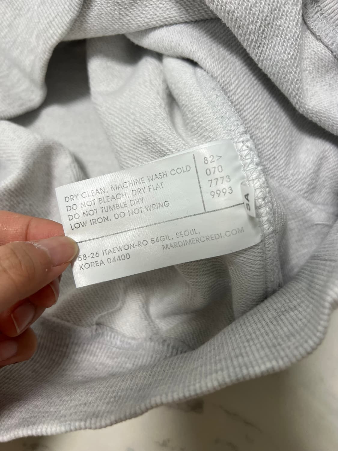 마르디 메크르디 맨투맨 상품이미지5