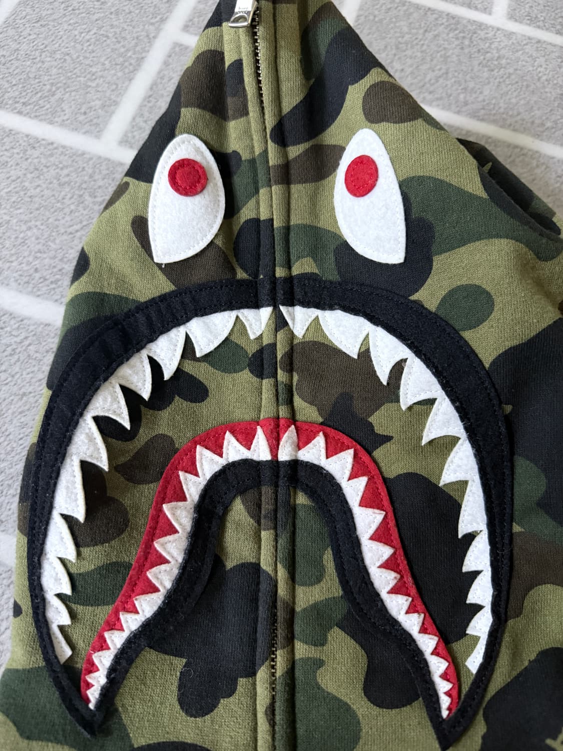 베이프 후드집업 m 상품이미지3