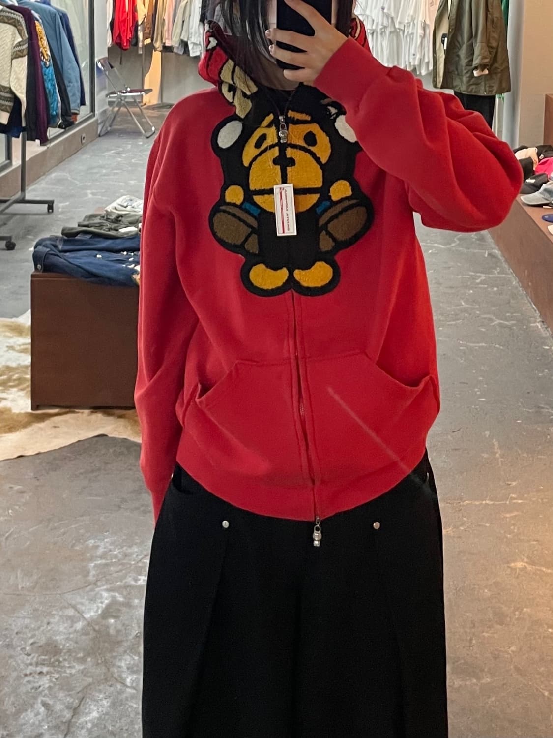 베이프 마일로 X 슈퍼마리오 콜라보 후드집업 H1965 상품이미지1