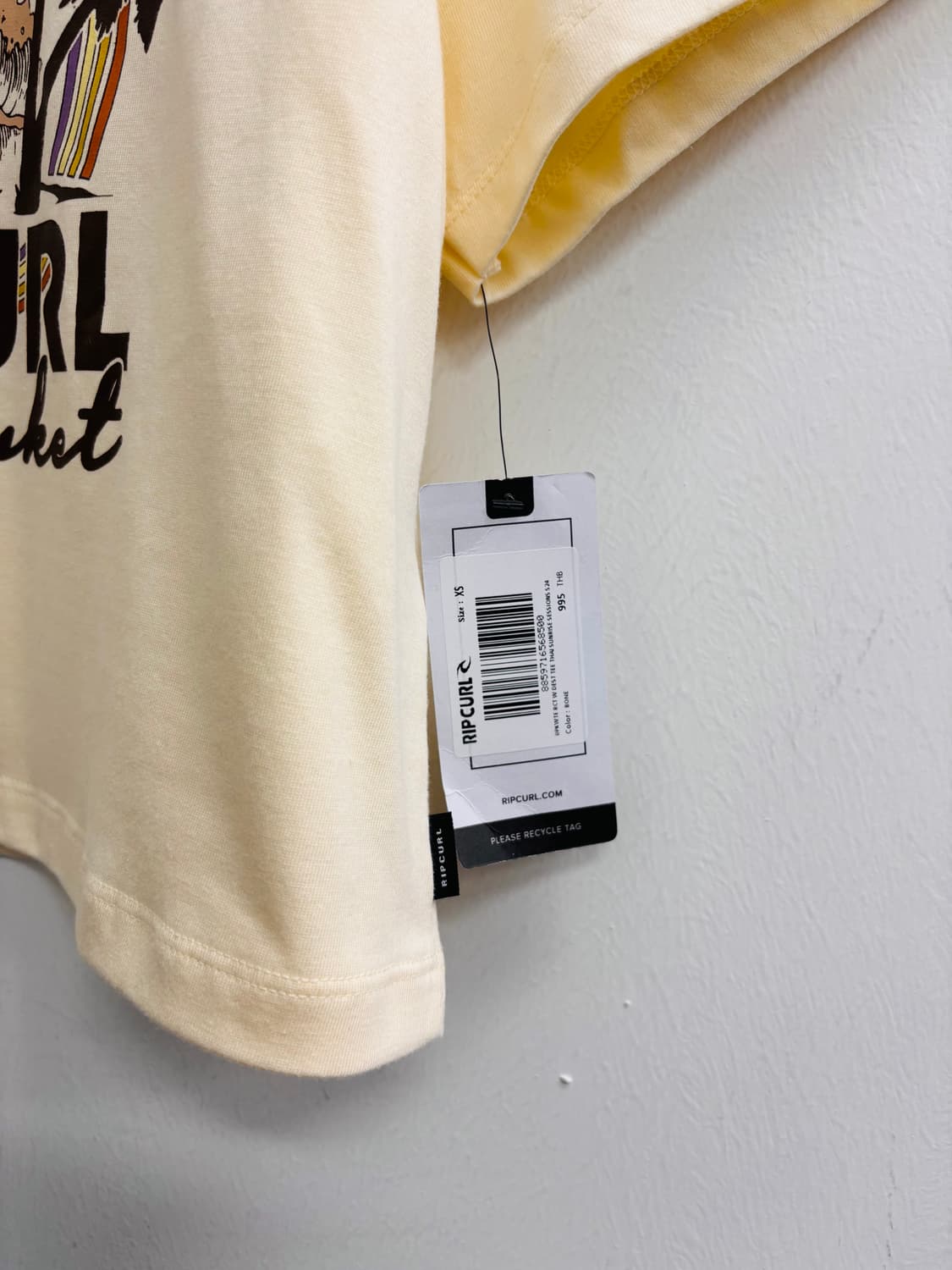 립컬(RIP CURL) 푸켓 서핑 그래픽 크롭 반팔 티셔츠 상품이미지3