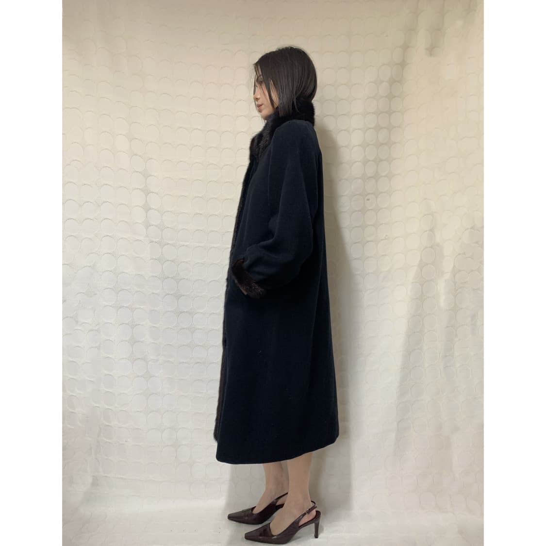 vintage울 캐시미어 코트 상품이미지2